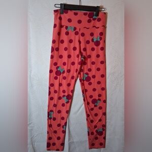 LuLaRoe Disney  Pink and Purple Polka Dot Top